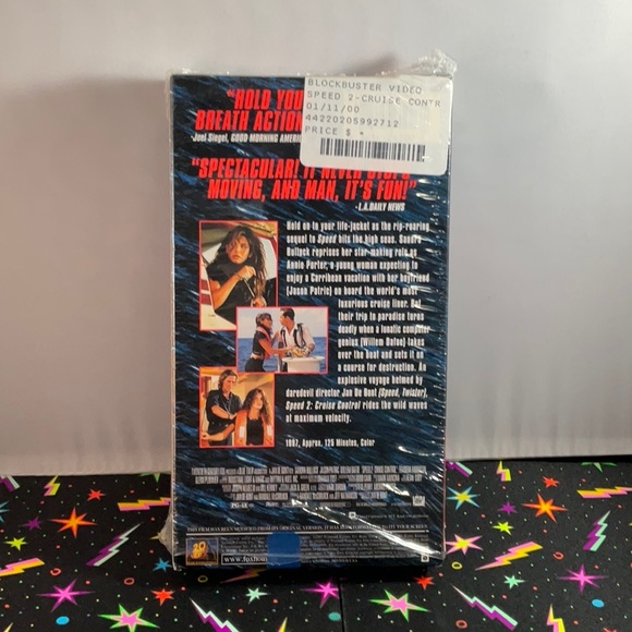 Pre-owned Blockbuster VHS Speed bundle (2 Films) - Picture 3 of 12